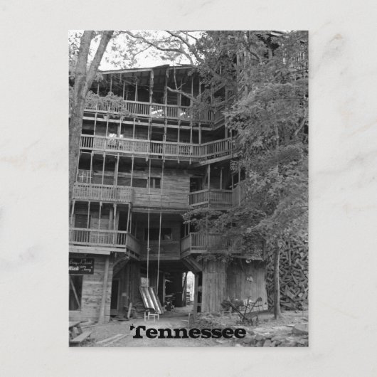 Wereld grootste Treehouse Briefkaart (Voorkant)