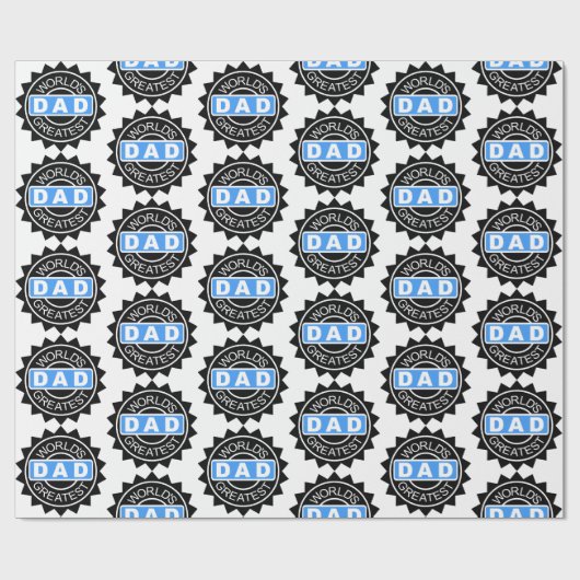 Wereld grootste vader cadeaupapier (Vlak)