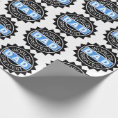 Wereld grootste vader cadeaupapier (Hoek)