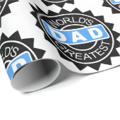 Wereld grootste vader cadeaupapier (Rol Hoek)