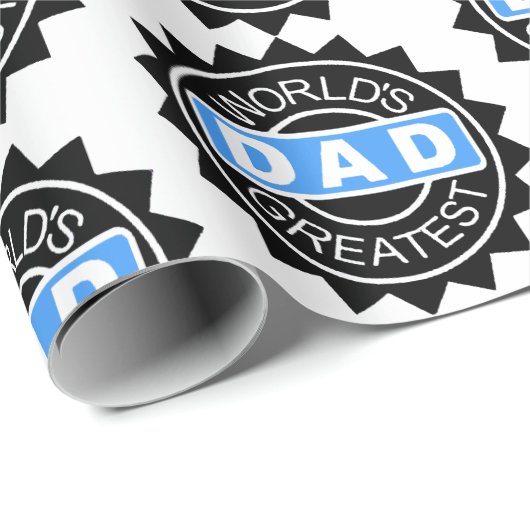 Wereld grootste vader cadeaupapier (Rol Hoek)