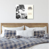 Wereld grootste vader canvas afdruk (Insitu (Slaapkamer))