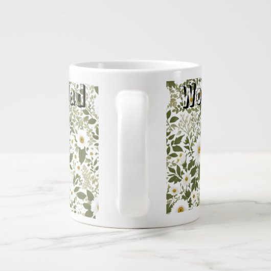 Wereld grootste vader grote koffiekop (Achterkant)