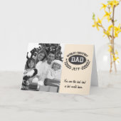 Wereld grootste vader kaart (Gele Bloem)