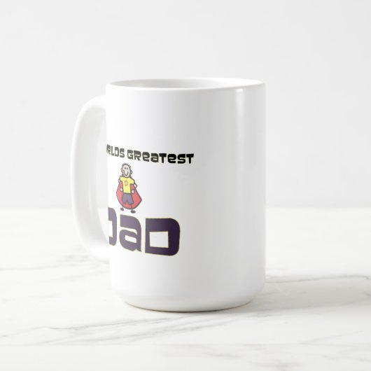 Wereld grootste vader koffiemok (Voorkant links)