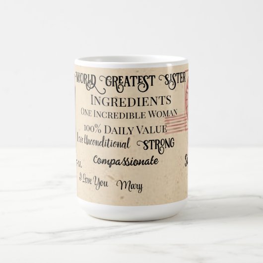 Wereld Grootste Zuster Koffiemok (Center)