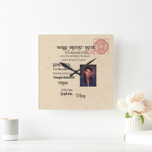 Wereld Grootste Zuster Vierkante Klok (Huis)