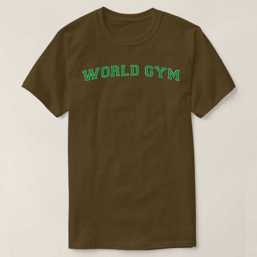 Wereld Gym 6 T-shirt (Design voorkant)