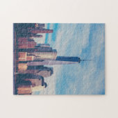 Wereld Handelscentrum New York. Legpuzzel (Horizontaal)
