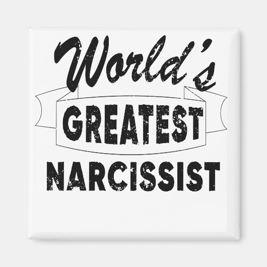 Wereld het grootst Narcissist Magneet (Voorkant)