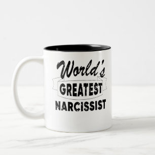 Wereld het grootst Narcissist Tweekleurige Koffiemok