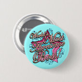 Wereld het meest Geweldige vak Ronde Button 5,7 Cm (Voorkant /achterkant)