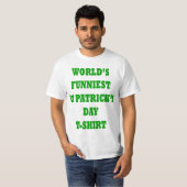 Wereld het meest grappige St Patrick's day T-shirt (Voorkant volledig)