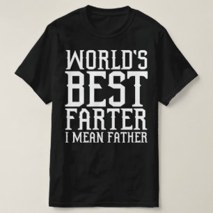 wereld het verst i betekent vader t-shirt
