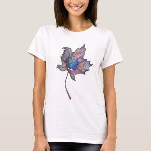 Wereld in een Shirt met een aple lef