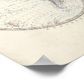 Wereld in halfronden poster (Hoek)