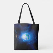Wereld in Harmonie - Muziek Fan Gift - Tote Bag (Achterkant)