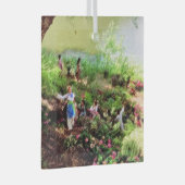 WERELD IS EEN CIRCLE Glass Ornament (Voorkant Rechts)