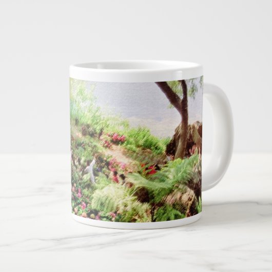 WERELD IS EEN CIRCLE Jumbo-Mok Grote Koffiekop (Voorkant rechts)