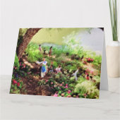 WERELD IS EEN CIRCLE Jumbo-Wenskaart Kaart (Voorkant)