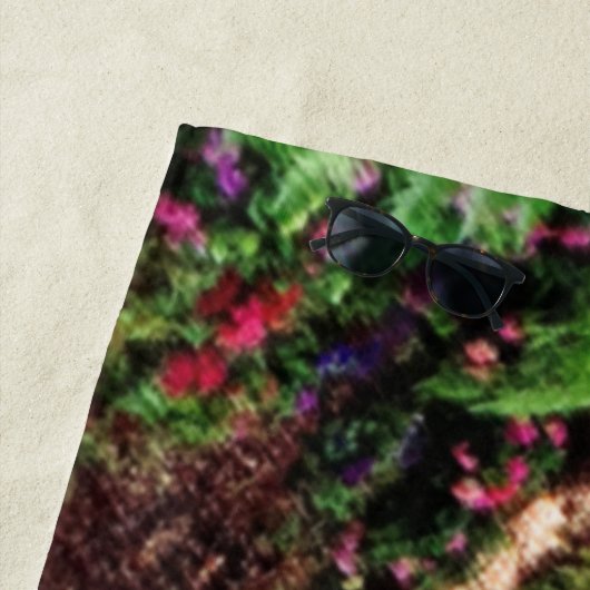 WERELD IS EEN CIRKEL strandlaken (In situ)