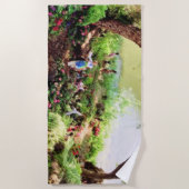 WERELD IS EEN CIRKEL strandlaken (Voorkant)