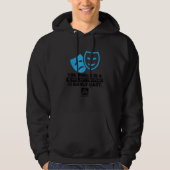 Wereld is een toneel theater maskeert Schattigee a Hoodie (Voorkant)