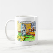 Wereld is het gelukkigst Dog Funny T - shirts Mokk Koffiemok (Links)