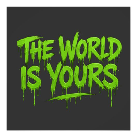 Wereld Is Van Jou Foto Afdruk (Voorkant)