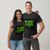 Wereld Is Van Jou T-shirt (Unisex)