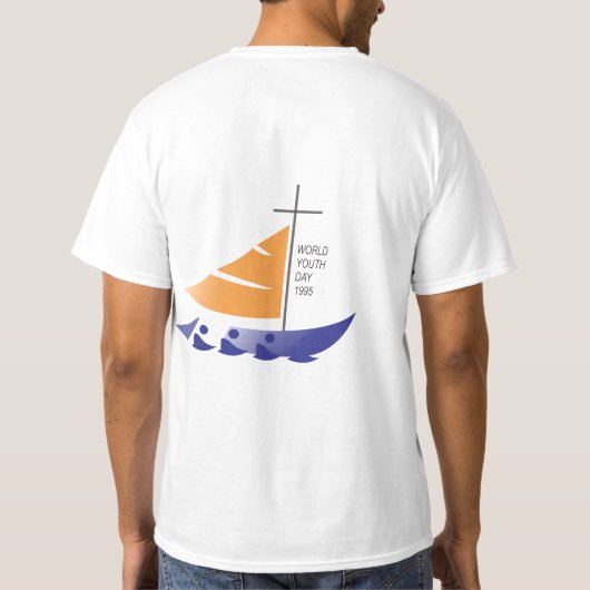 WERELD JEUGDAG 1995 T-SHIRT (Achterkant)