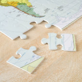 wereld+kaart+globe+land+atlas legpuzzel (Zijkant)