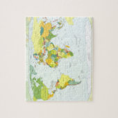 wereld+kaart+globe+land+atlas legpuzzel (Verticaal)