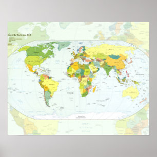 wereld+kaart+globe+land+atlas poster
