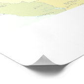wereld+kaart+globe+land+atlas poster (Hoek)