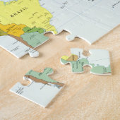 wereld+kaart+wereldbol+land+atlas legpuzzel (Zijkant)