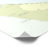 wereld+kaart+wereldbol+land+atlas poster (Hoek)