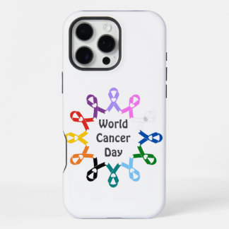 Wereld Kanker Dag Borst Long Colon Lever Prostaat iPhone 16 Pro Max Hoesje