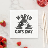 Wereld Katten Dag Servet (Insitu)