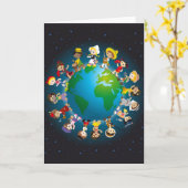 Wereld kidz kaart (Gele Bloem)