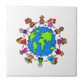 Wereld Kinder Tegeltje (Voorkant)