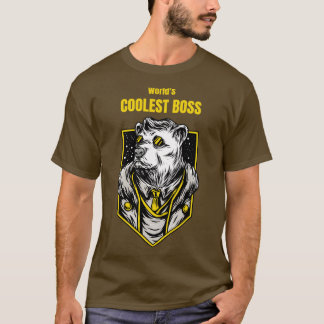 Wereld koelste baas t-shirt