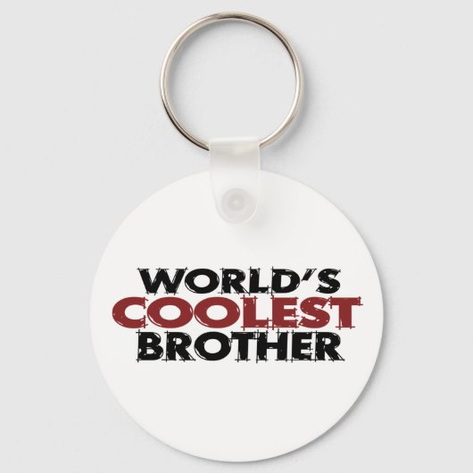 Wereld koelste broer sleutelhanger (Voorkant)