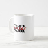 Wereld koelste leraar koffiemok (Voorkant links)