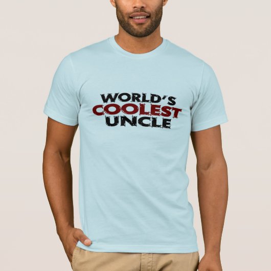 Wereld koelste oom t-shirt (Voorkant)