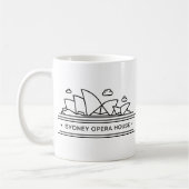 Wereld landmerk: Sydney Opera House Koffiemok (Links)