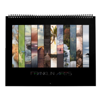 Wereld landschappen, Natuur scènes en zeevalken Kalender