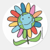 Wereld Liefde Blossom Stickers (Voorkant)