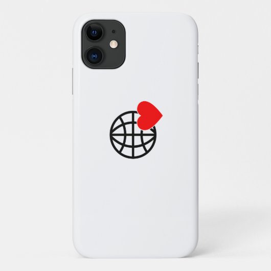 Wereld Liefde Bol Icon | Hart Aarde Zomer Design Case-Mate iPhone Case (Achterkant)