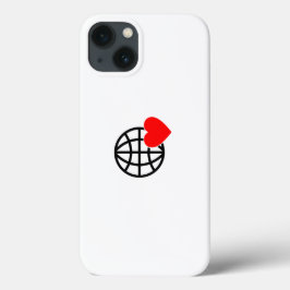 Wereld Liefde Bol Icon | Hart Aarde Zomer Design Case-Mate iPhone Case